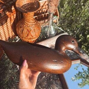 Vintage Ceramic Duck Planter